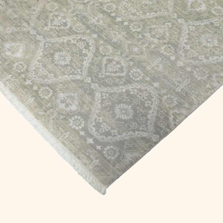 Transitional Art Silk Rug - 6'1" x 9'3"