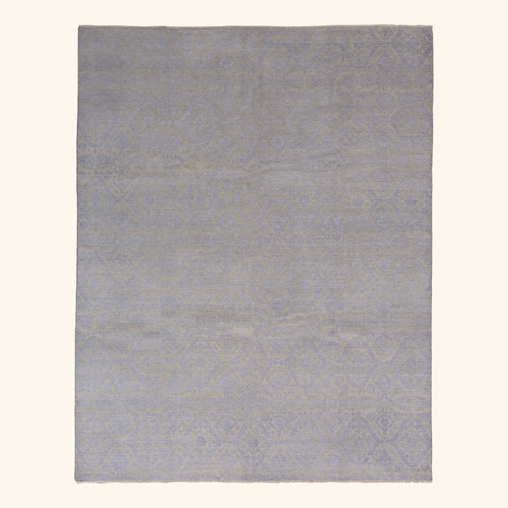 Transitional Wool Art Silk Blend Rug - 8'1" x 10'3"