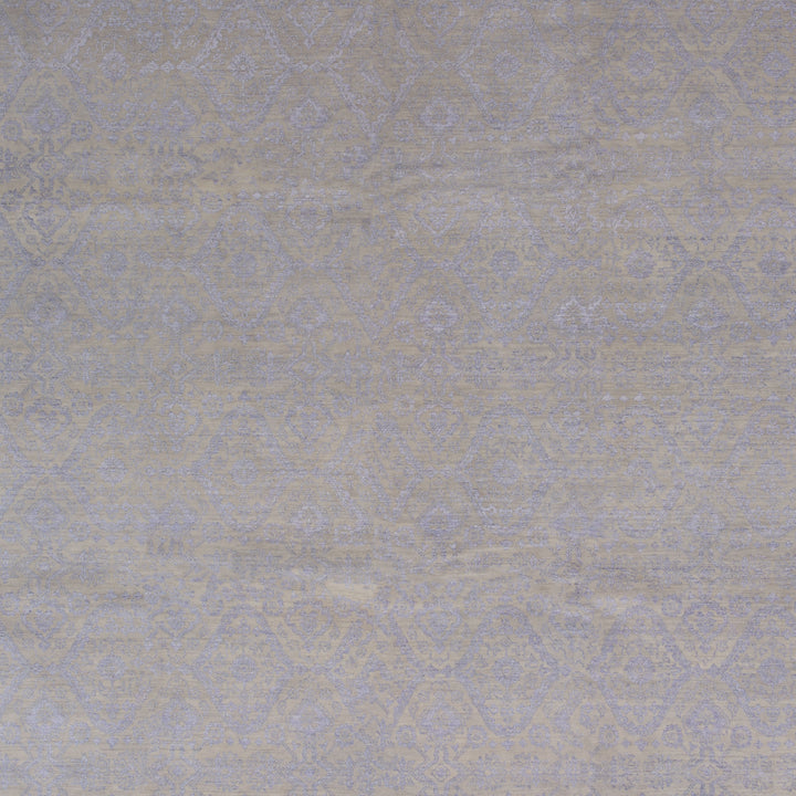 Transitional Wool Art Silk Blend Rug - 8'1" x 10'3"