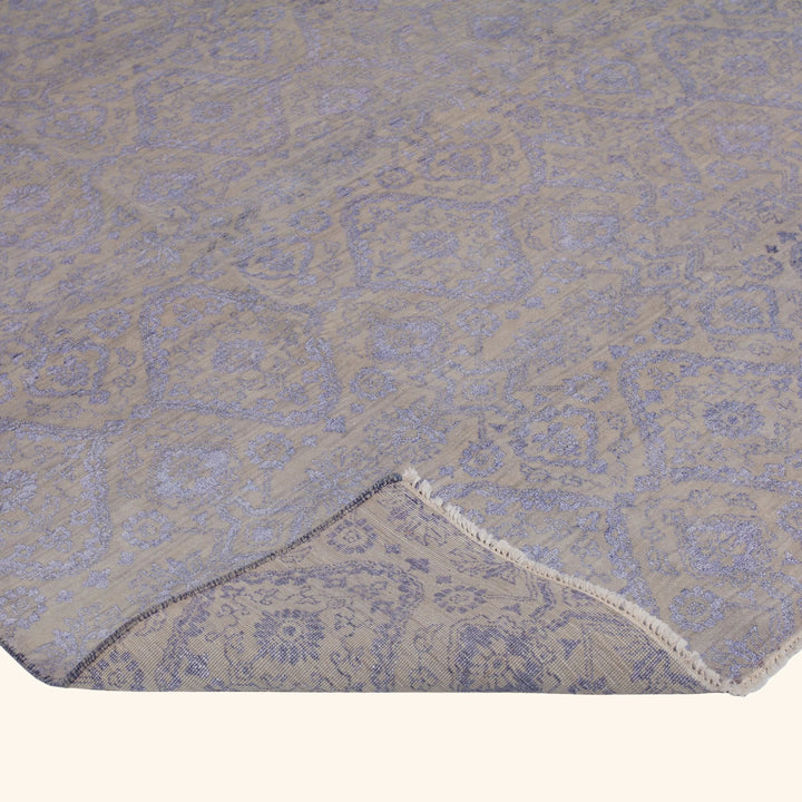 Transitional Wool Art Silk Blend Rug - 8'1" x 10'3"