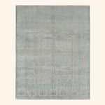 Transitional Wool Art Silk Blend Rug - 8'1" x 10'