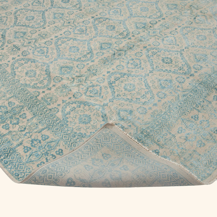Transitional Wool Art Silk Blend Rug - 8'1" x 10'