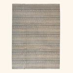 Transitional Wool Art Silk Blend Rug - 9'1" x 12'2"
