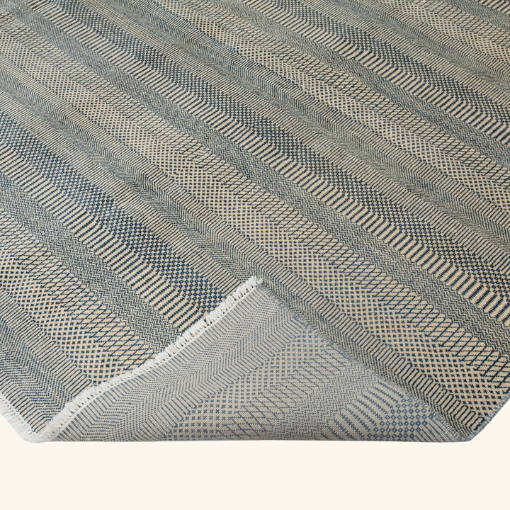 Transitional Wool Art Silk Blend Rug - 9'1" x 12'2"