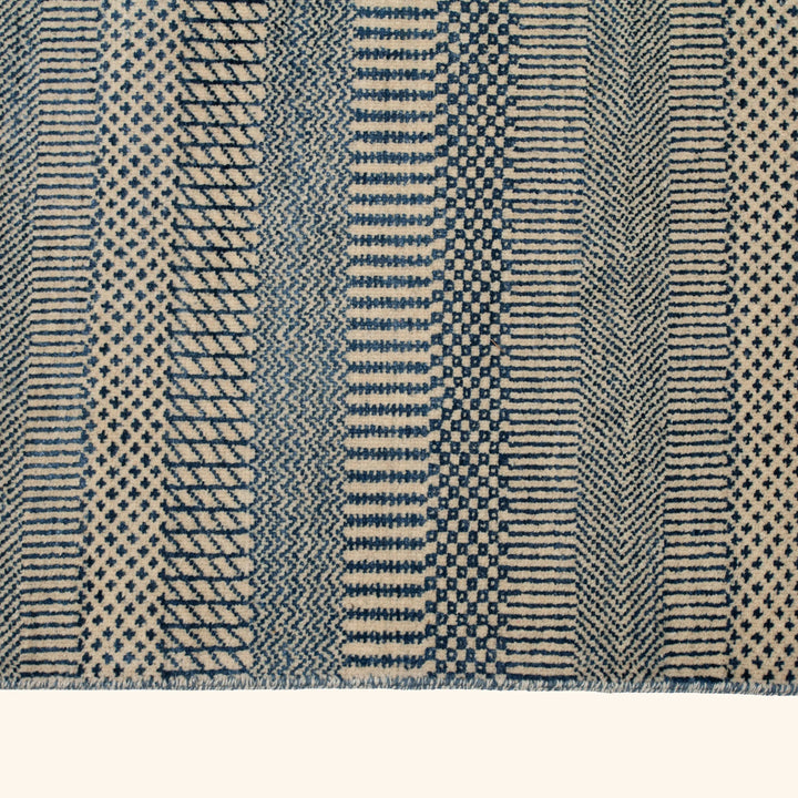 Transitional Wool Art Silk Blend Rug - 9'1" x 12'2"