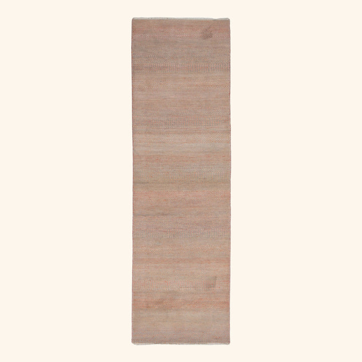 Transitional Wool Art Silk Blend Runner - 2'6" x 9'7"