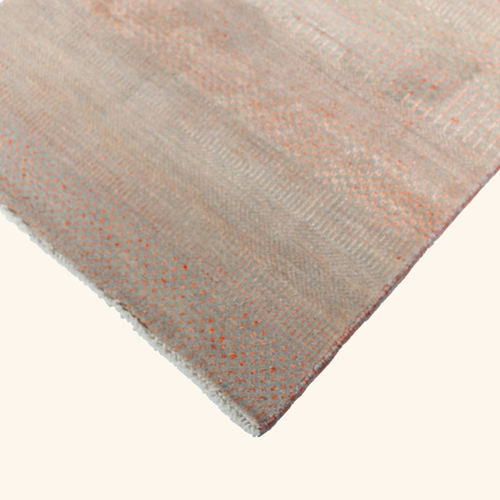 Transitional Wool Art Silk Blend Runner - 2'6" x 9'7"