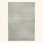 Transitional Wool Art Silk Blend Rug - 4'1" x 5'10"