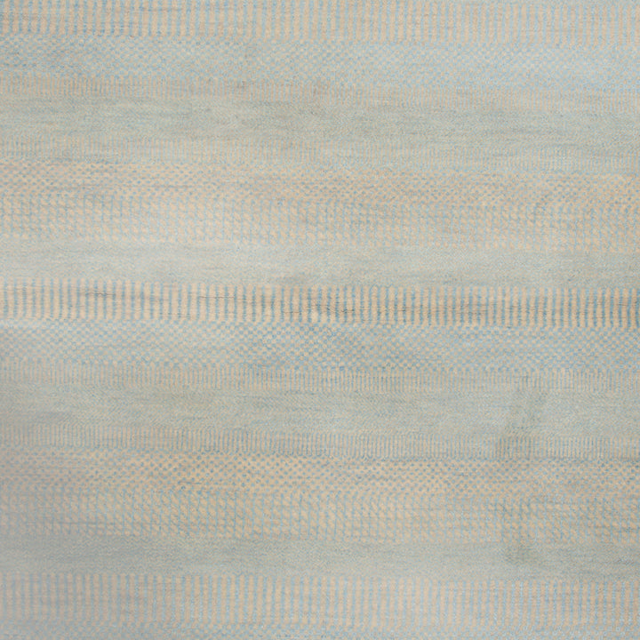 Transitional Wool Art Silk Blend Rug - 4'1" x 5'10"