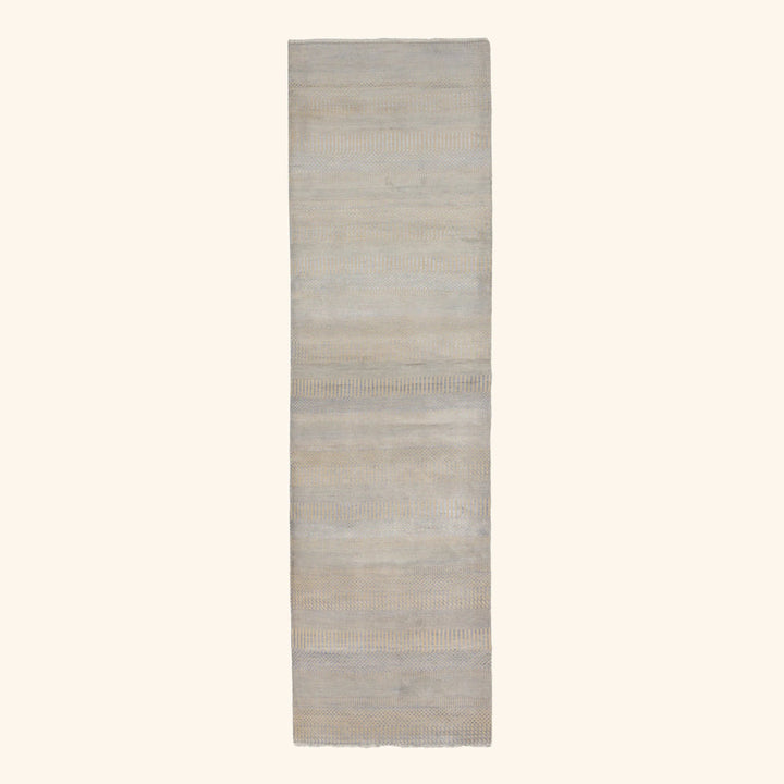 Transitional Wool Art Silk Blend Runner - 2'8" x 10'2"