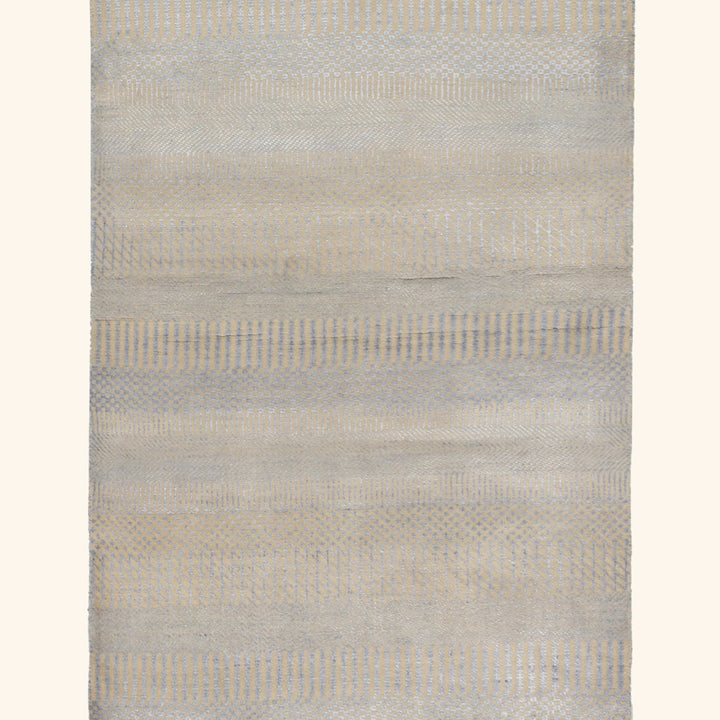 Transitional Wool Art Silk Blend Runner - 2'8" x 10'2"