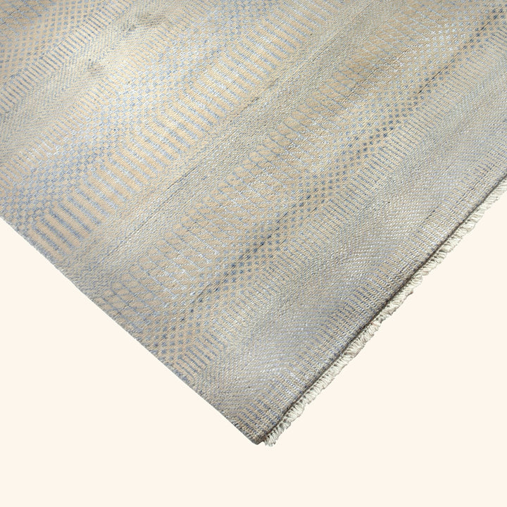 Transitional Wool Art Silk Blend Runner - 2'8" x 10'2"