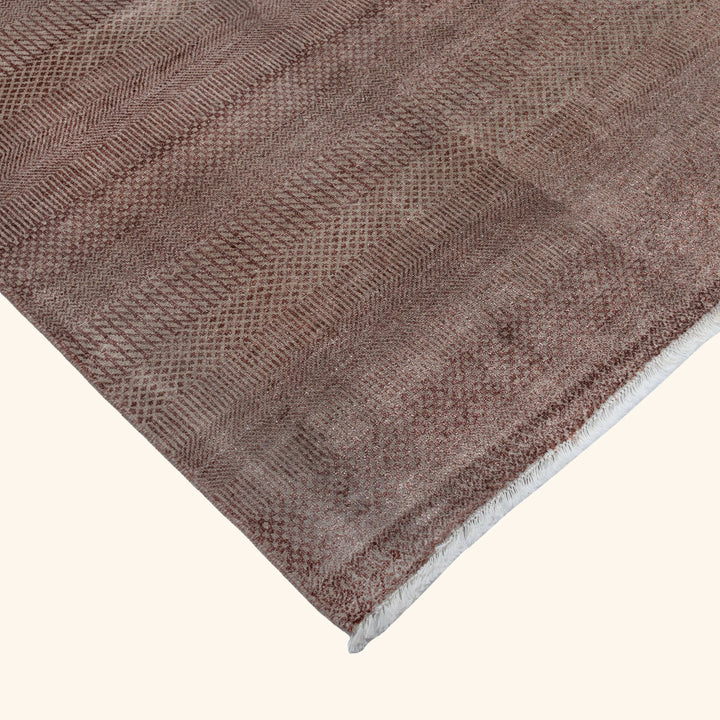 Transitional Wool Art Silk Blend Rug - 8'1" x 10'1"