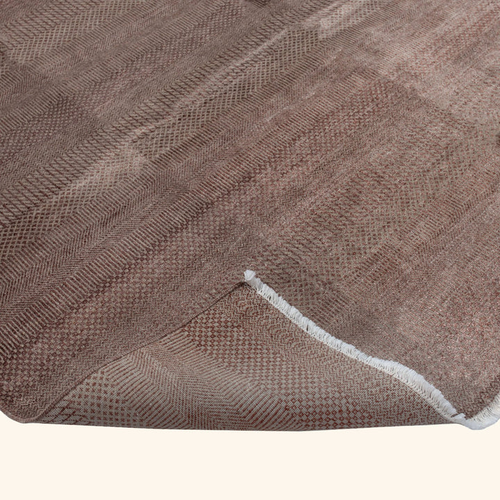 Transitional Wool Art Silk Blend Rug - 8'1" x 10'1"