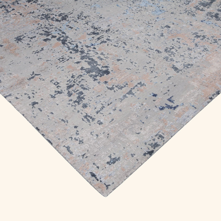 Transitional Wool Art Silk Blend Rug - 9'2" x 12'2"