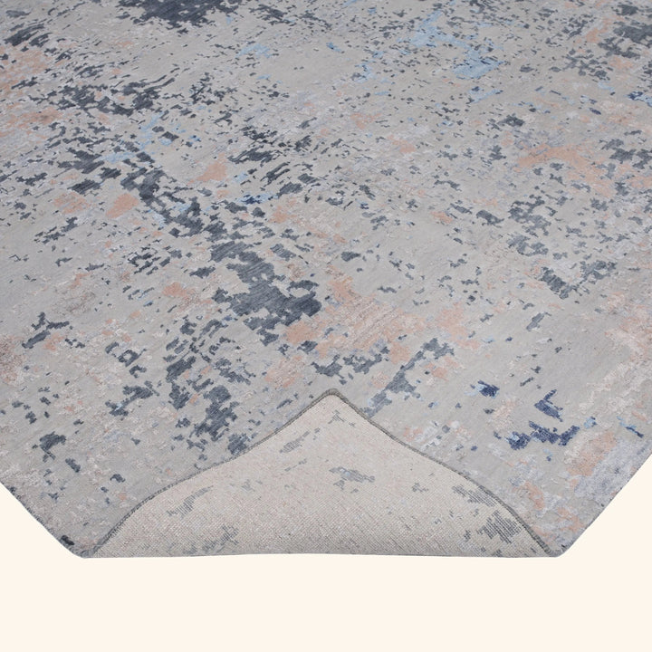 Transitional Wool Art Silk Blend Rug - 9'2" x 12'2"