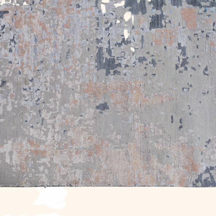Transitional Wool Art Silk Blend Rug - 9'2" x 12'2"
