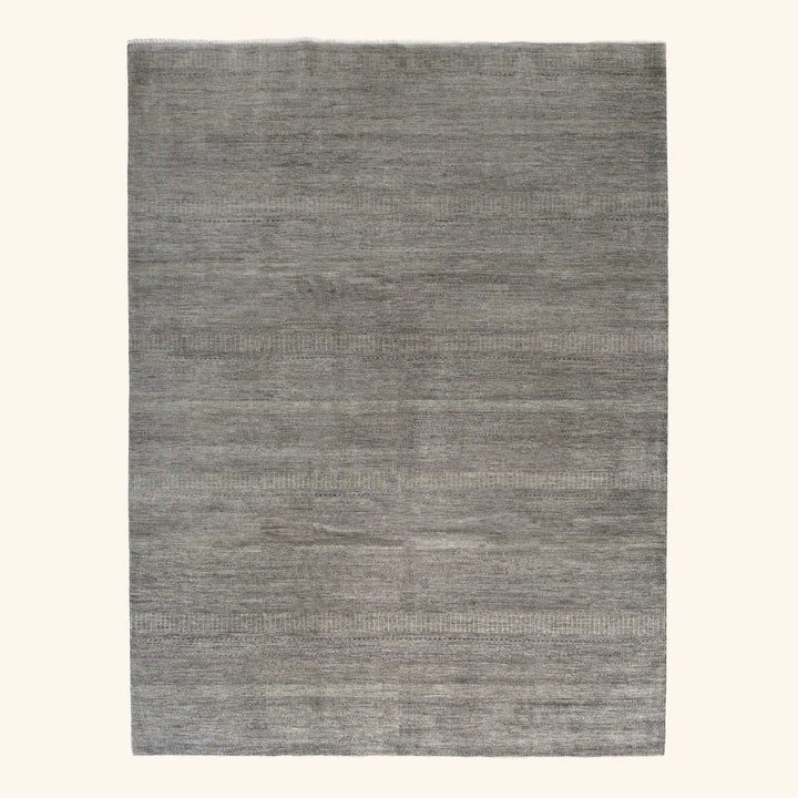 Transitional Wool Art Silk Blend Rug - 9'1" x 11'10"