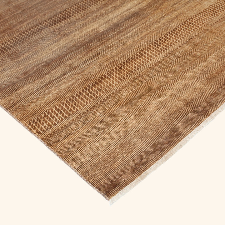 Transitional Wool Art Silk Blend Rug - 8'10" x 11'10"