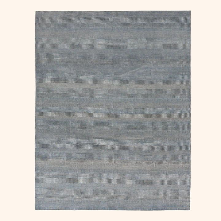 Transitional Wool Art Silk Blend Rug - 8'1" x 10'2"