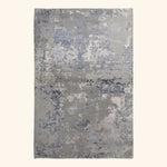 Transitional Wool Art Silk Blend Rug - 4'2" x 6'4"