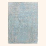 Transitional Wool Art Silk Blend Rug - 6' x 8'10"
