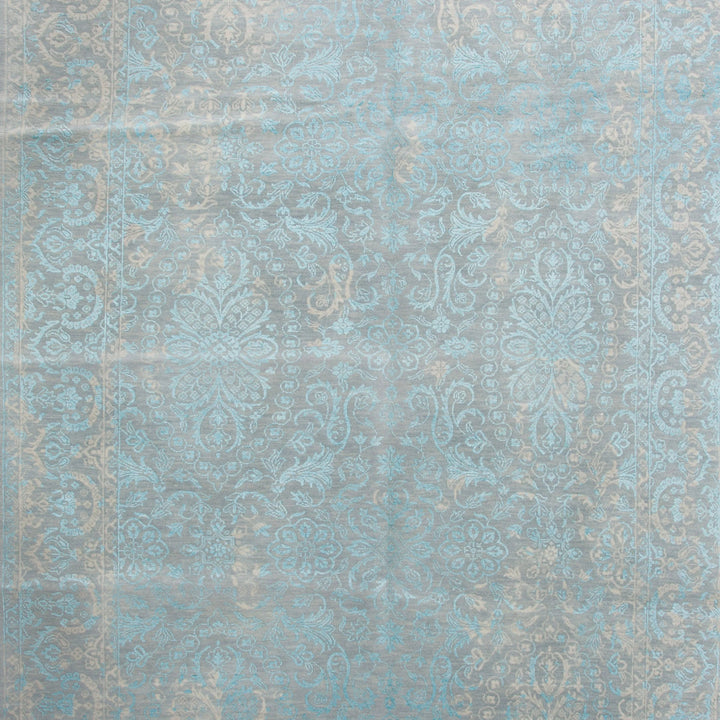 Transitional Wool Art Silk Blend Rug - 6' x 8'10"