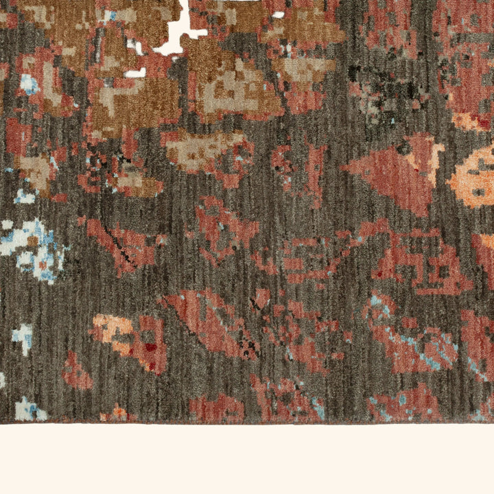 Transitional Wool Art Silk Blend Rug - 8'2" x 10'2"