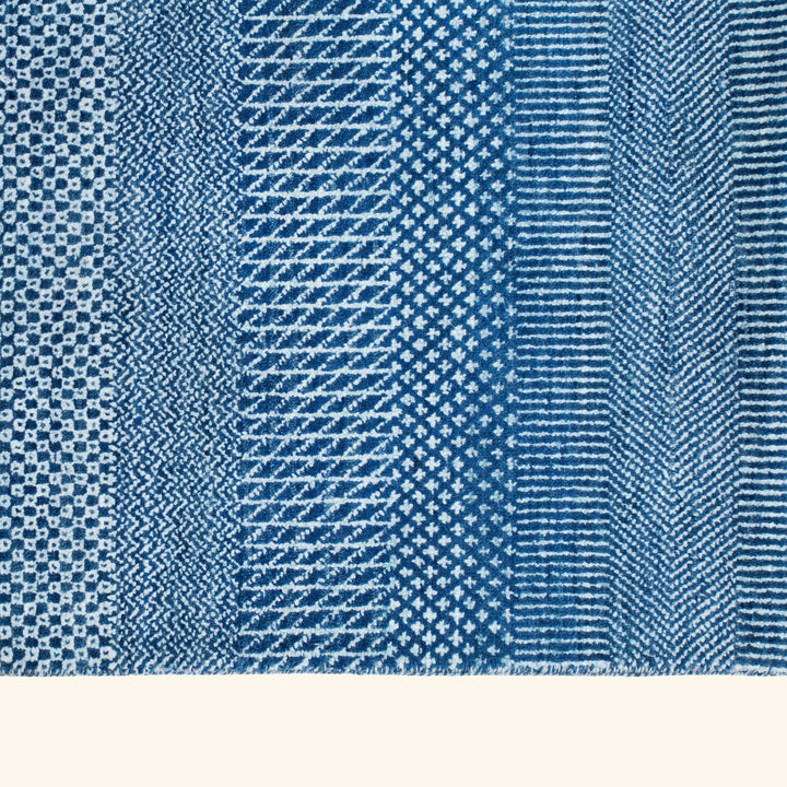 Transitional Wool Art Silk Blend Runner - 2'6" x 12'1"