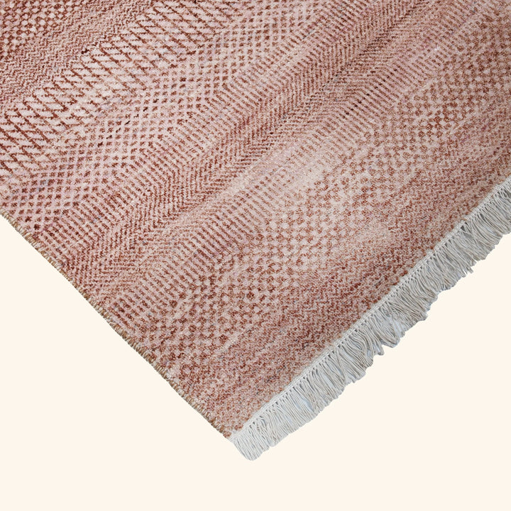 Transitional Wool Art Silk Blend Rug - 8'10" x 12'4"