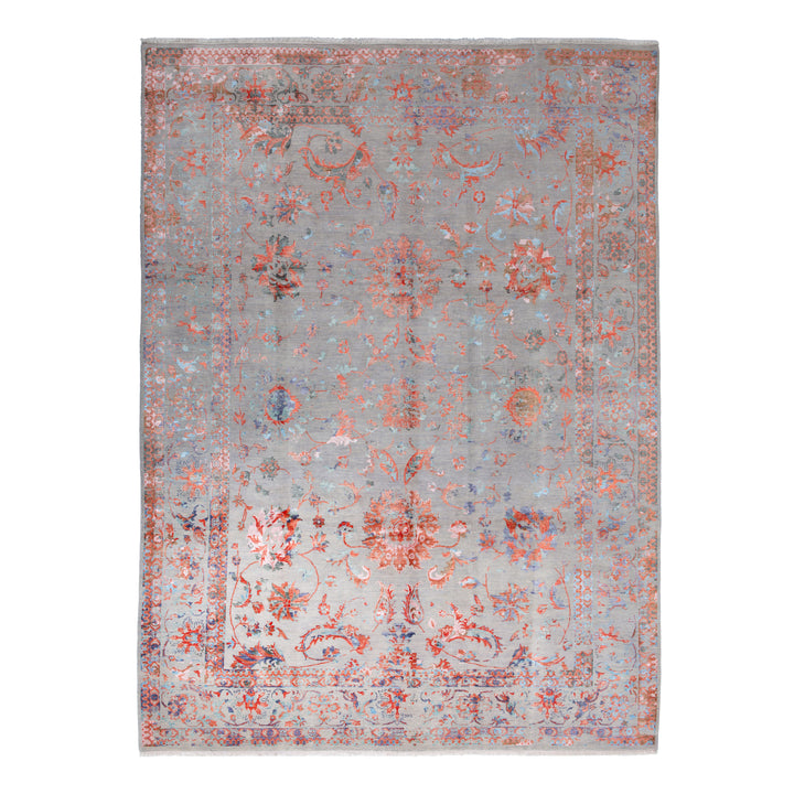 Transitional Wool Rug - 9'1" x 12'3"