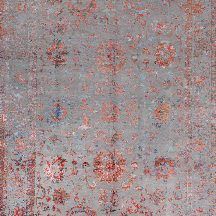 Transitional Wool Rug - 9'1" x 12'3"