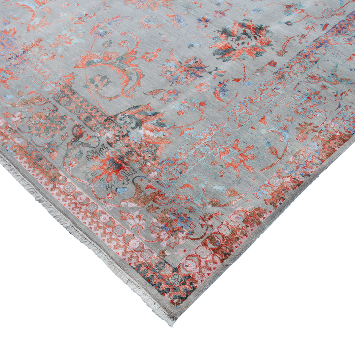 Transitional Wool Rug - 9'1" x 12'3"