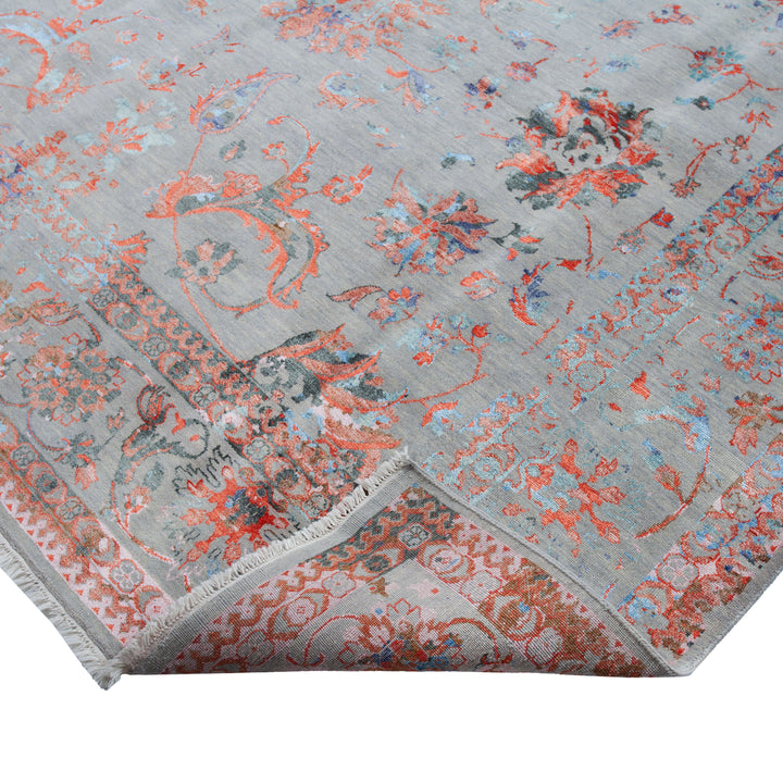 Transitional Wool Rug - 9'1" x 12'3"