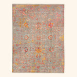 Transitional Wool Art Silk Blend Rug - 8' x 10'2"