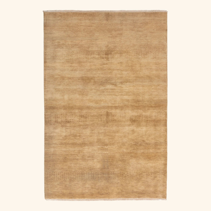 Transitional Wool Art Silk Blend Rug - 5'10" x 9'2"
