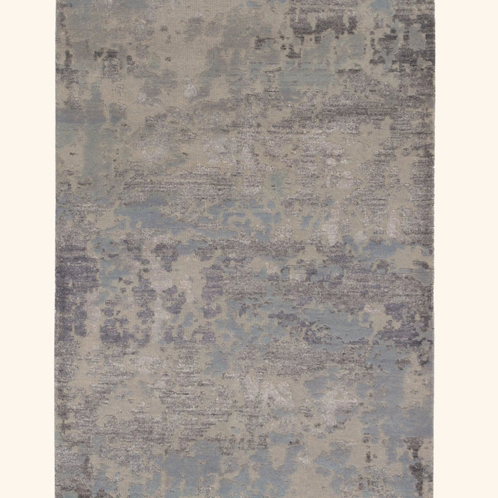 Transitional Wool Art Silk Blend Runner - 2'9" x 9'10"