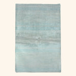 Transitional Wool Art Silk Blend Rug - 4'1" x 6'