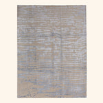 Transitional Wool Art Silk Blend Rug - 9'2" x 12'2"