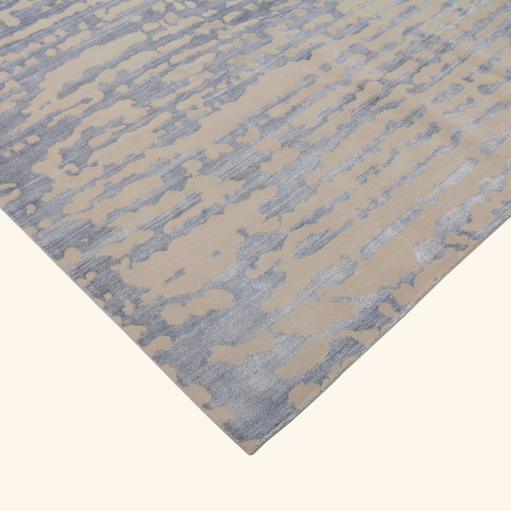 Transitional Wool Art Silk Blend Rug - 9'2" x 12'2"