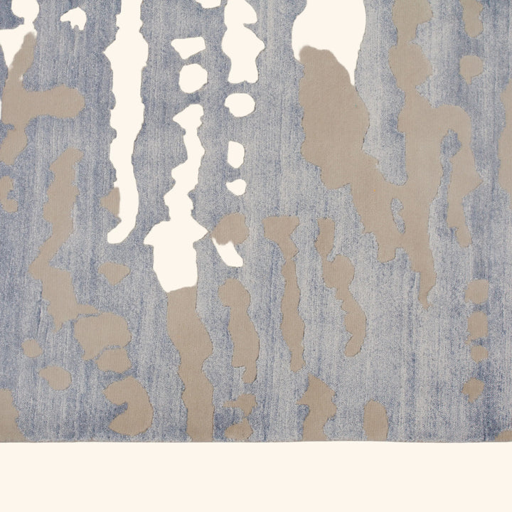 Transitional Wool Art Silk Blend Rug - 9'2" x 12'2"