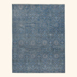 Transitional Wool Art Silk Blend Rug - 8'2" x 10'4"