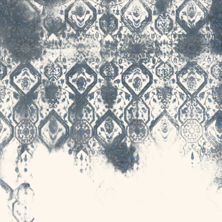 Transitional Wool Art Silk Blend Rug - 8'2" x 10'4"