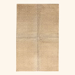 Transitional Wool Art Silk Blend Rug - 5'1" x 8'2"