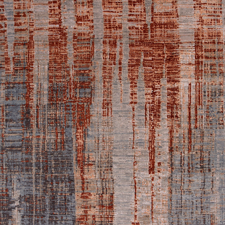 Transitional Wool Art Silk Blend Rug - 8'3" x 10'2"