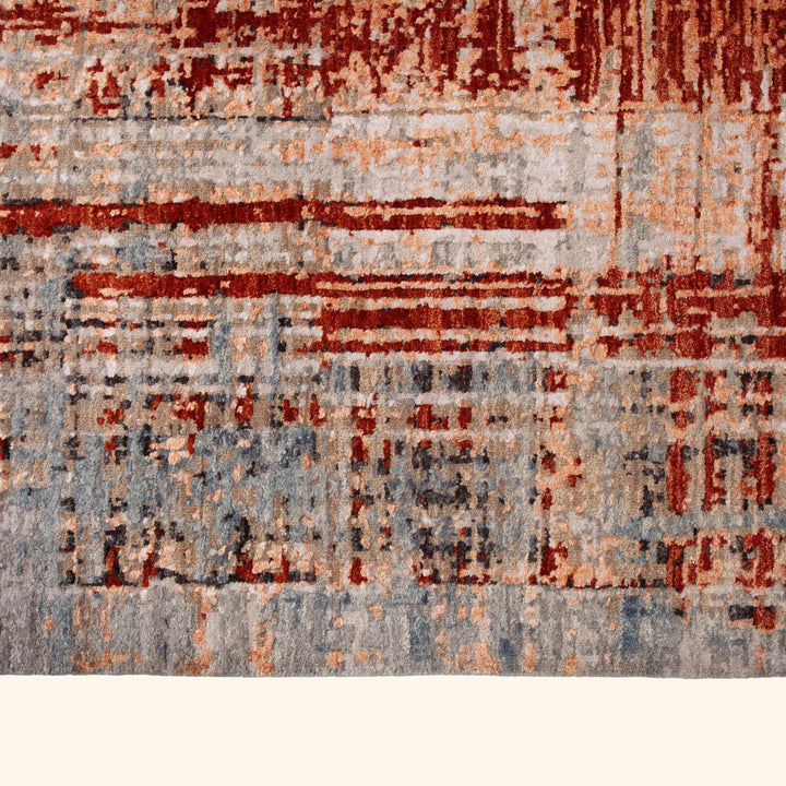 Transitional Wool Art Silk Blend Rug - 8'3" x 10'2"