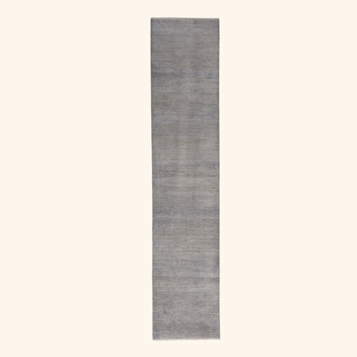 Transitional Wool Art Silk Blend Runner - 2'6" x 12'2"