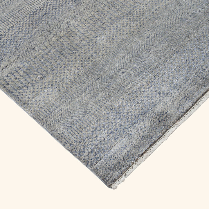 Transitional Wool Art Silk Blend Runner - 2'6" x 12'2"