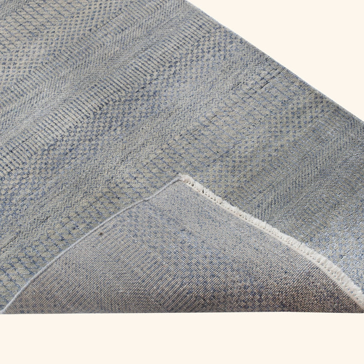 Transitional Wool Art Silk Blend Runner - 2'6" x 12'2"