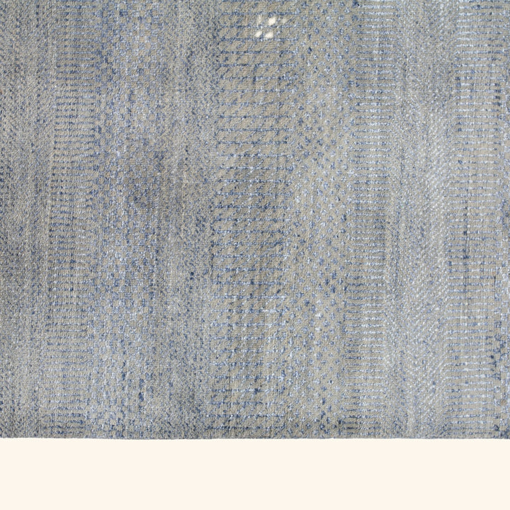 Transitional Wool Art Silk Blend Runner - 2'6" x 12'2"